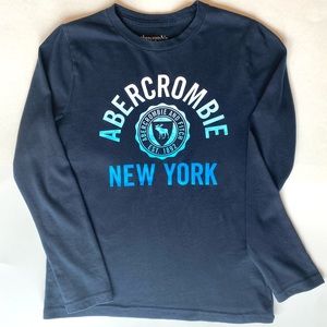 Boys Abercrombie & Fitch Long Sleeve T-Shirt / Size 11/12 / Great Used Condition
